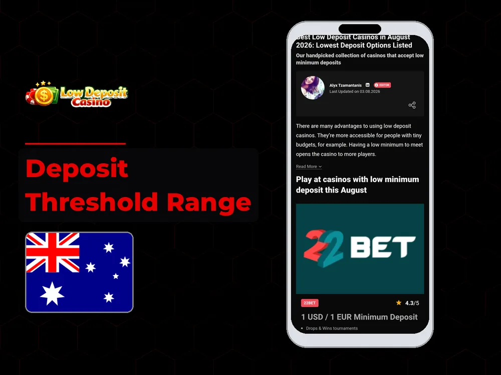 low deposit casino - Deposit Threshold Range