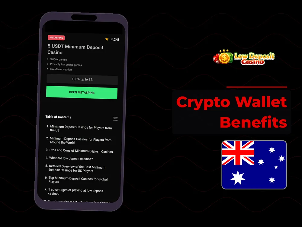 low deposit casino - Crypto Wallet Benefits